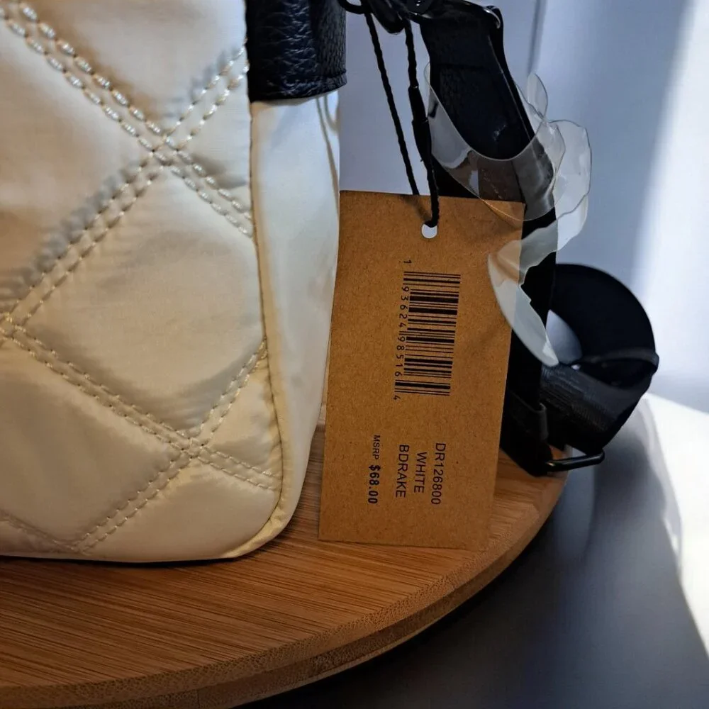 Steve Madden BDrake Crossbody Black and White Bag NWT - Picture 7 of 10